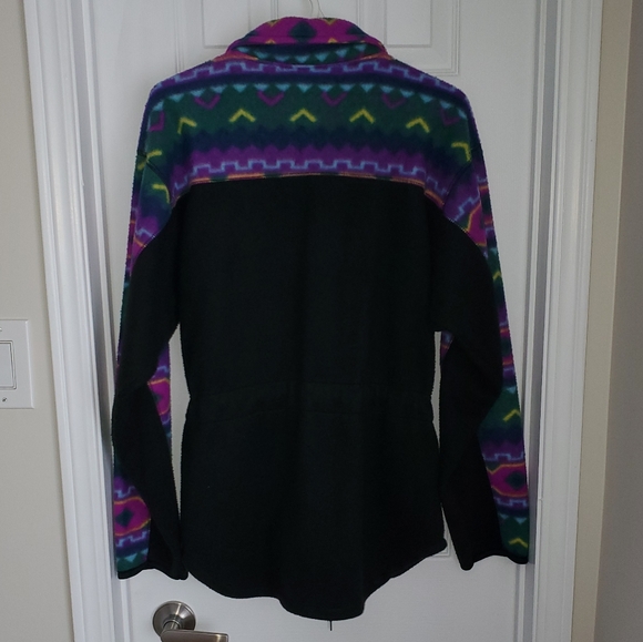 Vintage Reebok GUC Colourful Fleece Jacket - Picture 4 of 8